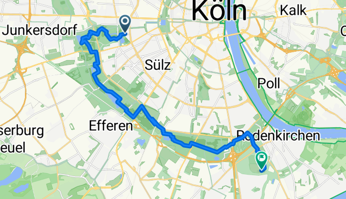 Köln Aüsserer Grüngürtel