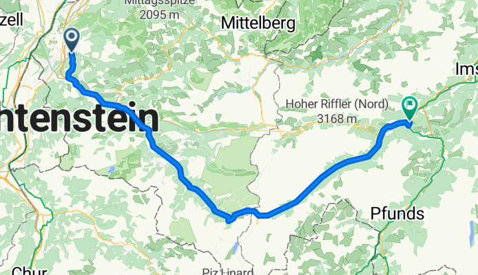 Rankweil - Landeck über Zeinisjoch