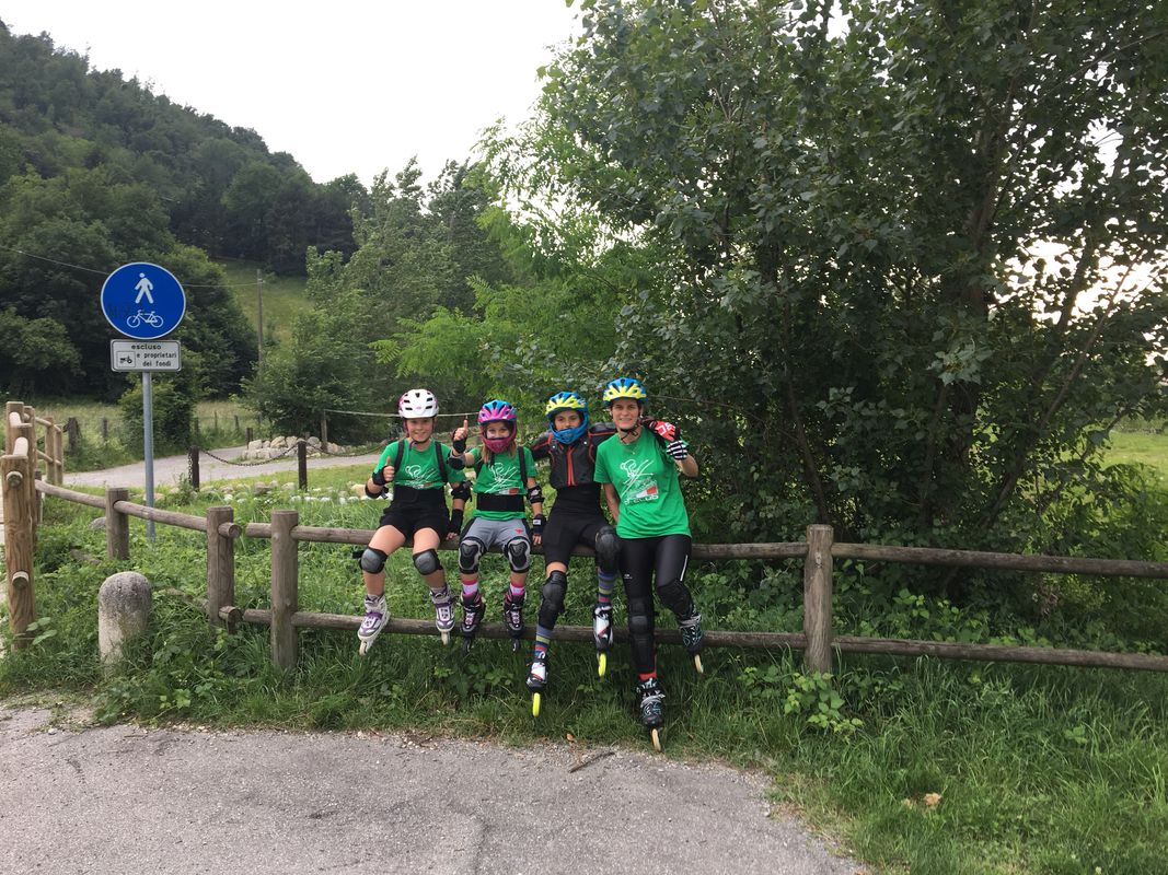 Spred Out Afternoon Ride In Borgo Di Terzo allenamento pattini