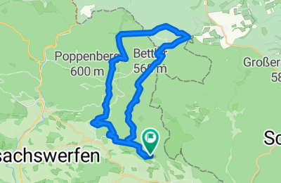 Route in der Bikemap App öffnen