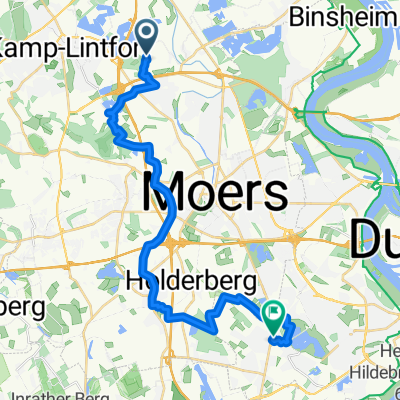 Mit dem Rad nach Rumeln