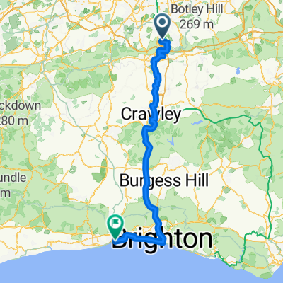 Etape 3 - Netherne-on-the-Hill - Brihton 87 km