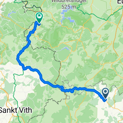Hillesheim - Bütgenbacher See - Konzen
