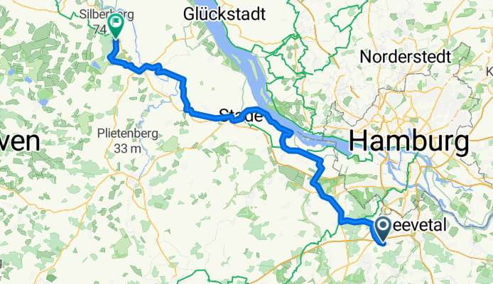 2018 Nordsee- und Emsradweg E01 Eckel - Wingst