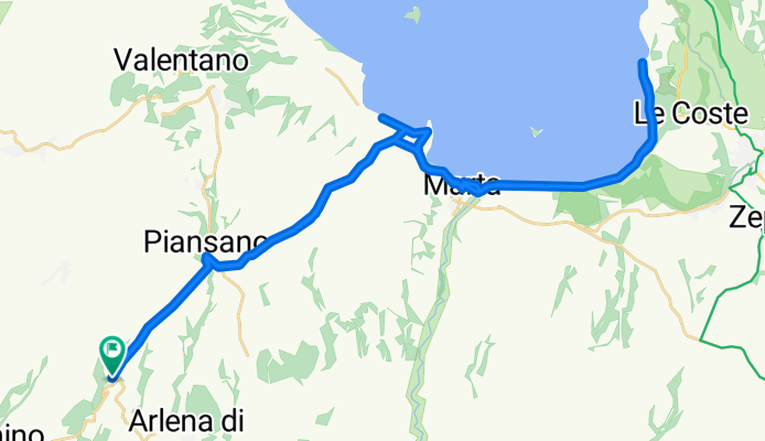 Tessennano-lago lato Montefiascone