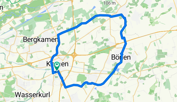 Kamen - Bönen - Pelkum - Bergkamen - Kamen