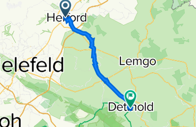 Route in der Bikemap App öffnen