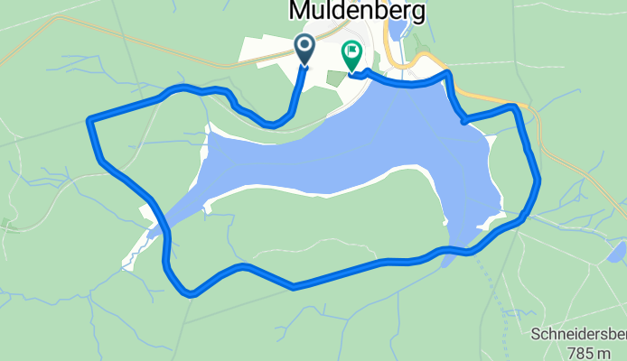 Runde Muldenberg Talsperre