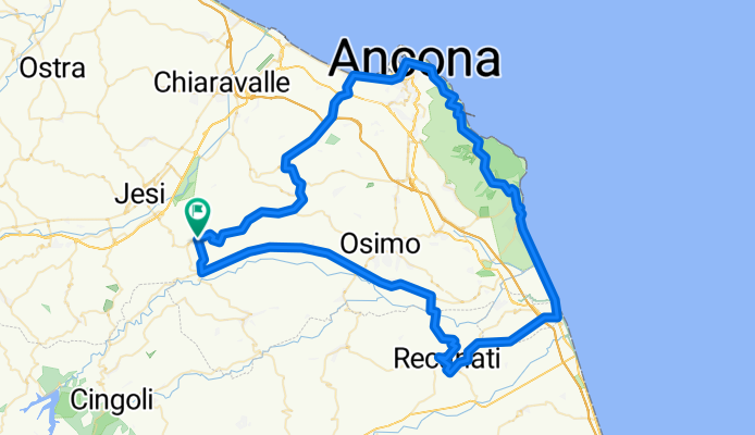 SMN-Recanati-P.to Recanati-Numana-Conero-Ancona-Agugliano-SMN