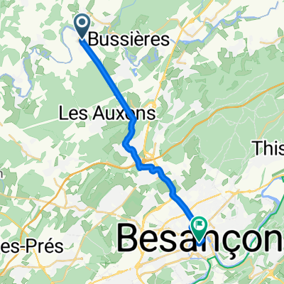 F33 cussey Sur l ognon to besancon