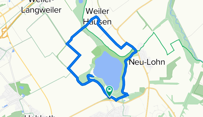 Runde um den Blausteinsee Eschweiler Dürwiß