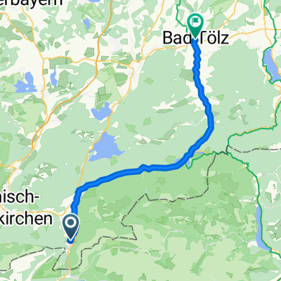 Jachenau Radtour von Mittenwald nach Bad Tölz