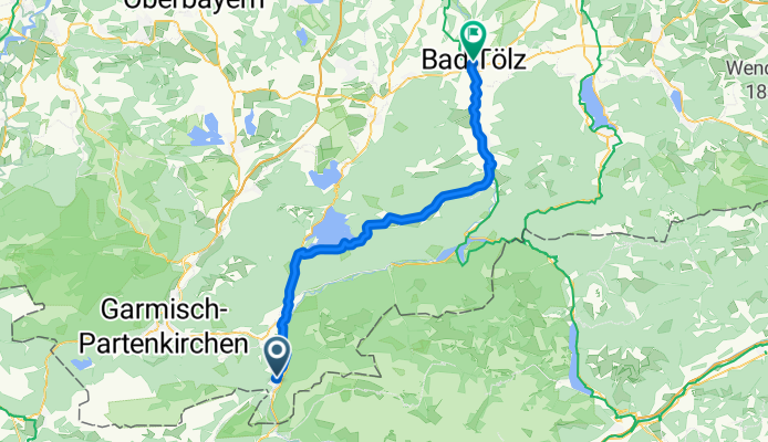 Jachenau: Radtour durch die Jachenau von Mittenwald bis Bad Tölz