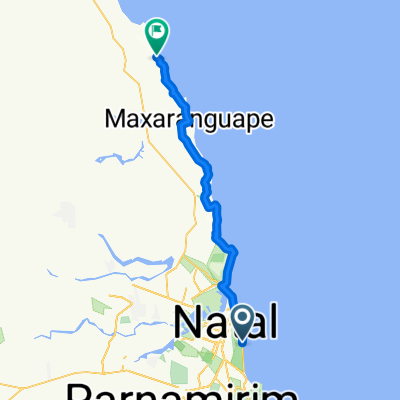 Percurso Litoral Norte Natal RN