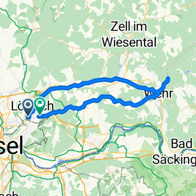 Wiese-Schopfheim-Wehr-Dossenbach-Salzert
