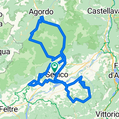 granfondo bellunese Carraro-Areo 133 km 2300mt dislivello
