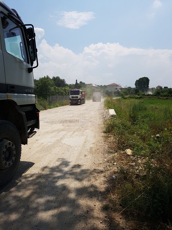Lezhe - Fushe Kruje (following village road)