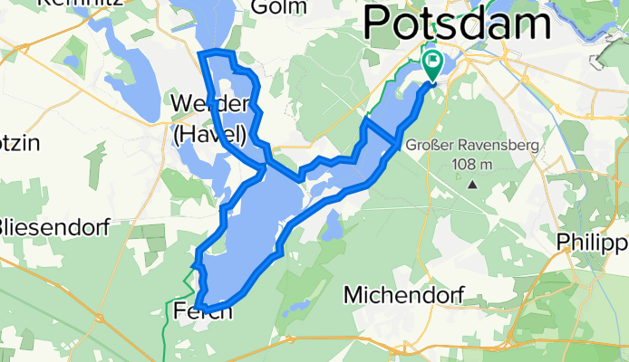 Postsdam (Havelseen-Südroute)