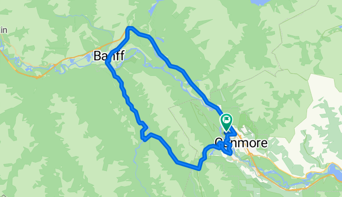 Canmore to Banff loop
