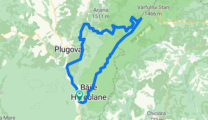 1.Herculane - Valea Bolvasnita- Prisacina - Inelet - Scarisoara