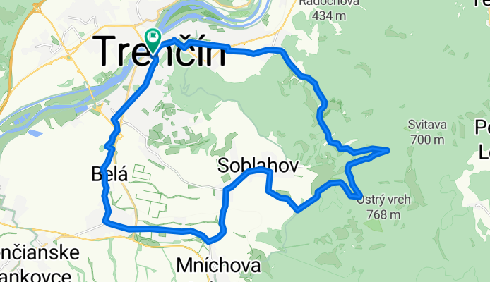 Trenčín - Soblahov - Chata Kubrica