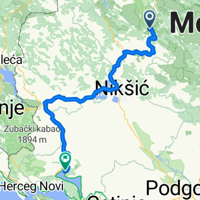 8. Przez Niksic do zatoki Kotorskiej