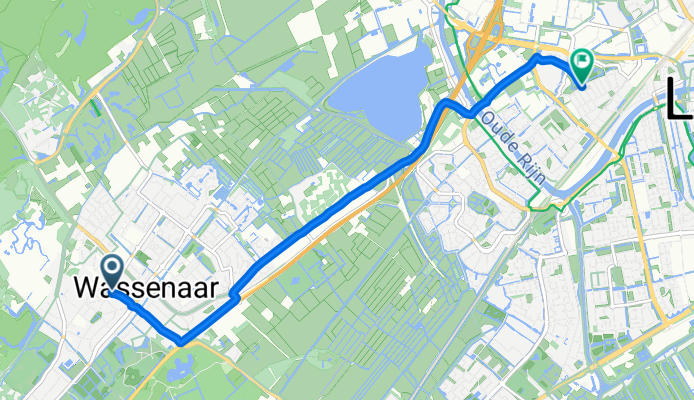 Slow Thursday Route In Wassenaar