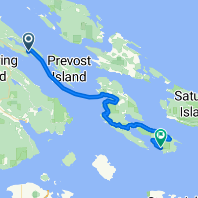 Saltspring to Pender island