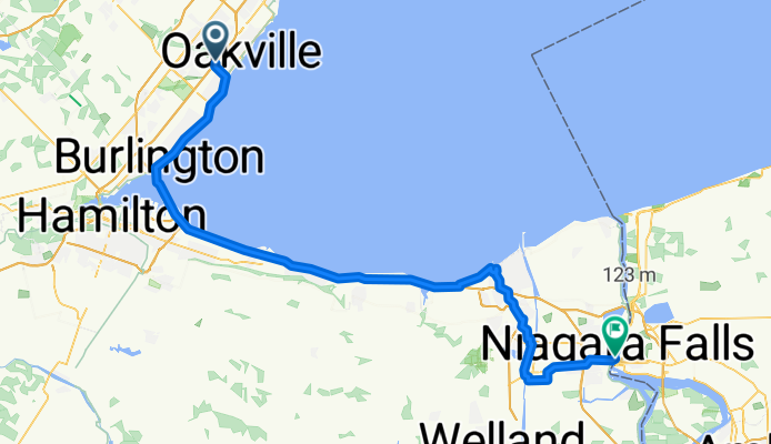 oakville to niagara falls