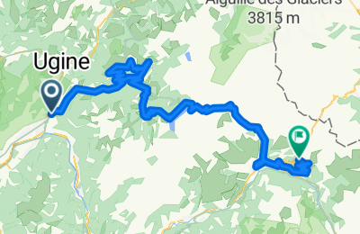 Route in der Bikemap App öffnen