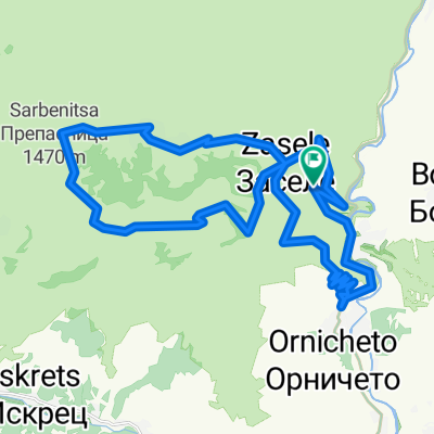 мах. Скакля - с. Заселе - с. Зимевица