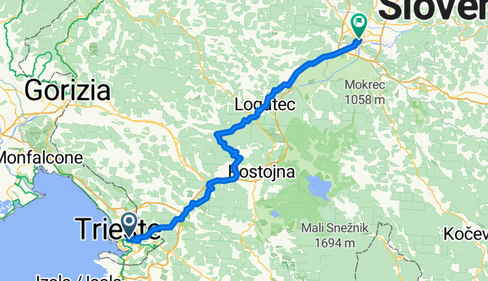 Tappa 1 Trieste-Lubiana