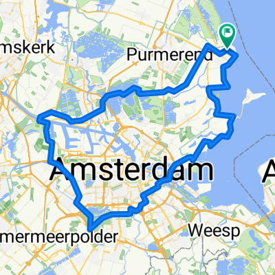 Pontjesroute om Amsterdam