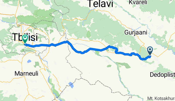 GEO 12 - SIGHNAGHI -TBILISI