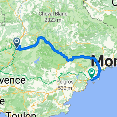 Paris - Nice 7 Villeuneuve - Cannes