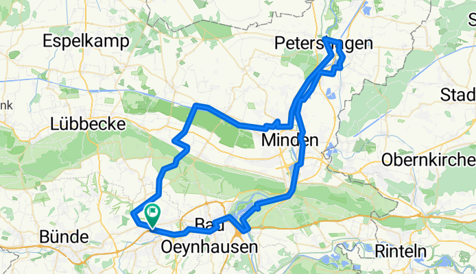 Minden-Peterdshagen (Runde von Löhne) 85km