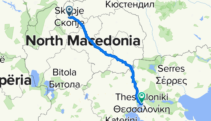 Skopje - Solun