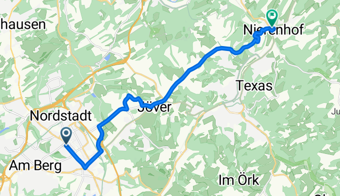 OV8 - Nierenhof Busbahnhof (Hin)