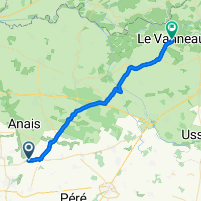 Itinéraire vers velofrancette depuis virson