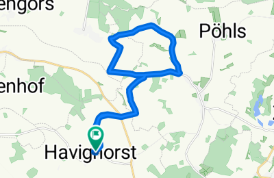 Route in der Bikemap App öffnen