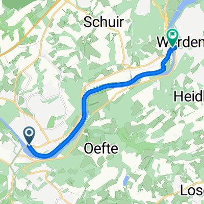 Kettwig bis Werdener Brücke