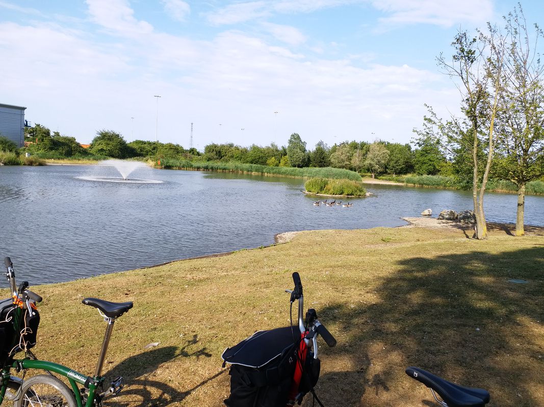 Greenwich to Dover, day 1 ,stop at Swanscombe