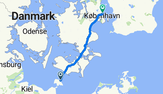 Dag 2 en 3 Puttgarden - Kopenhagen 
