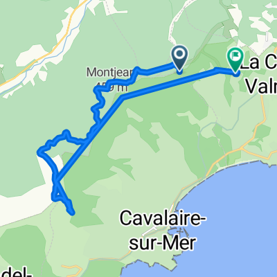 Tour von la croix valmer und zurück