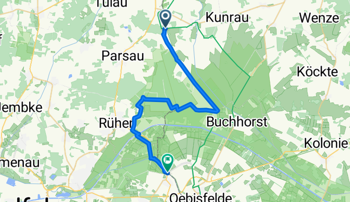 18. Etappe "Grünes Band"