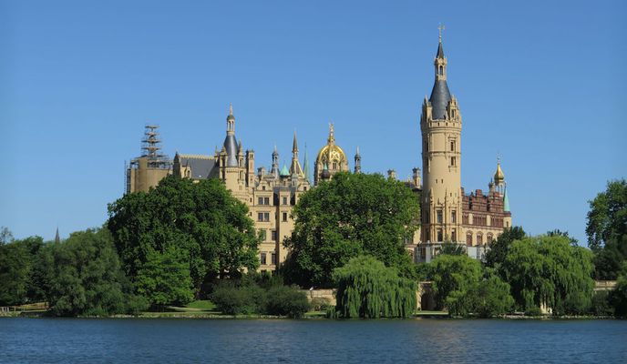 Photo 1 of the Bikemap route "Schwerin-Rundtour: Schweriner Innensee / Schloss zu Schloss"