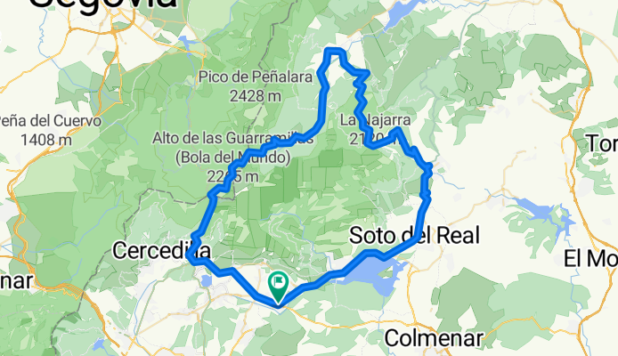 Cerceda-Navacerrada-Rascafría-Morcuera-Miraflores-Soto-Cerceda