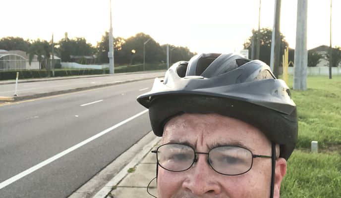 Photo 1 of the Bikemap route "Steady Early Morning Ride In Davenport"