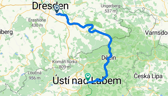 Německo 2018: Dresden - Ústí nad Labem (Den 8.)