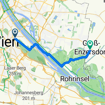 Prater zurück nach Gr. Enzersdorf